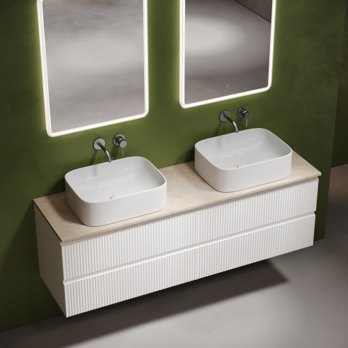 Столешница Sancos TT160A2 160х46 накладная цвет бежевый - фото 3